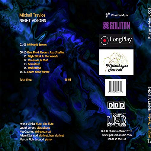 Adam Eljasinski - Michail Travlos: Night Visions - CD image 2