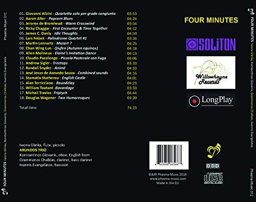Iwona Glinka - Four Minutes for Woodwind Quartet - CD image 2