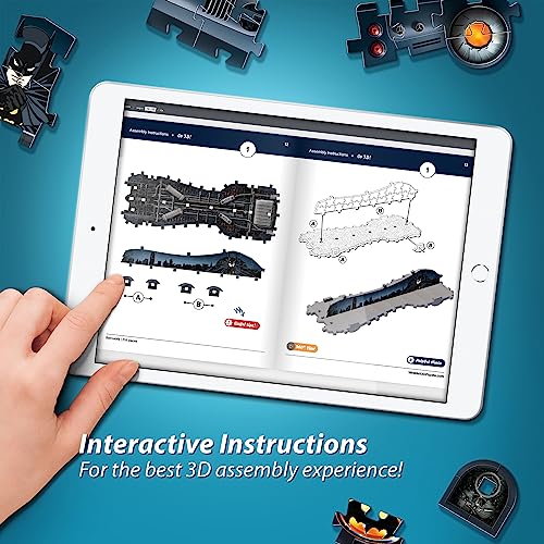 Wrebbit 3D Puzzle  D - Wrebbit 3D Puzzle - DC Batmobile /Puzzle - Toys image 2