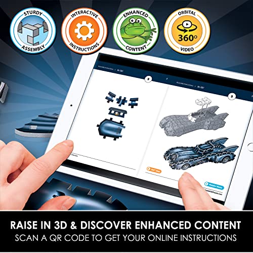 Wrebbit 3D Puzzle  D - Wrebbit 3D Puzzle - DC Batmobile /Puzzle - Toys image 4
