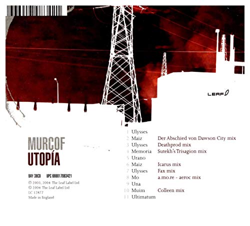 Murcof - Utopia - CD image 2