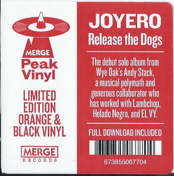 JOYERO - RELEASE THE DOGS (COLOURED VINYL + 7") - Vinyl Record VL image 2