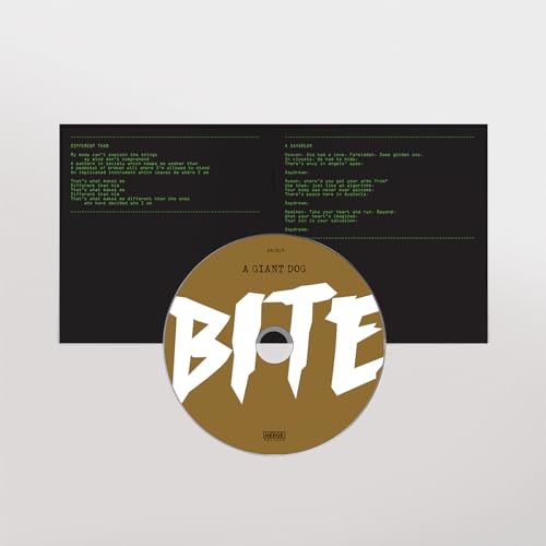 A Giant Dog - Bite CD  RELEASE DATE 25/08/23 - CD image 3