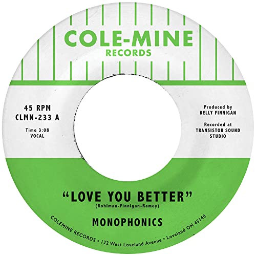MONOPHONICS & KELLY - LOVE YOU BETTER / THE SHAPE OF MY TEARDROPS - V image 1