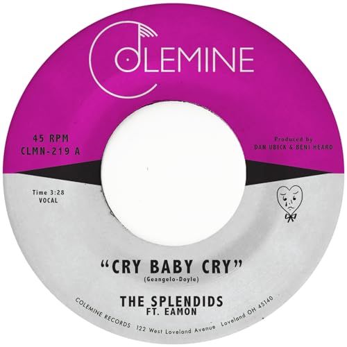SPLENDIDS & EAMON - CRY BABY CRY / BLAME MY HEART - Vinyl Record VL image 1