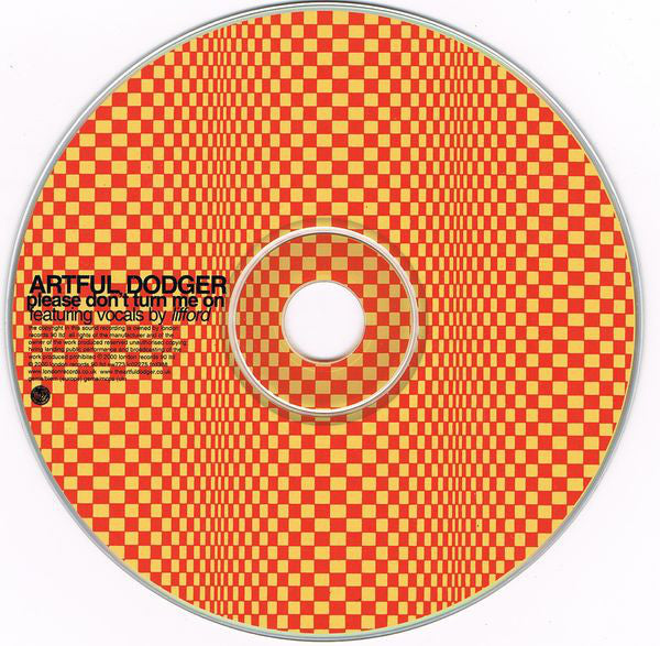 Artful Dodger - Please Don't Turn Me On - Used CD image 4