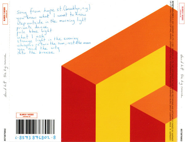 David Kitt - Big Romance - Used CD image 7