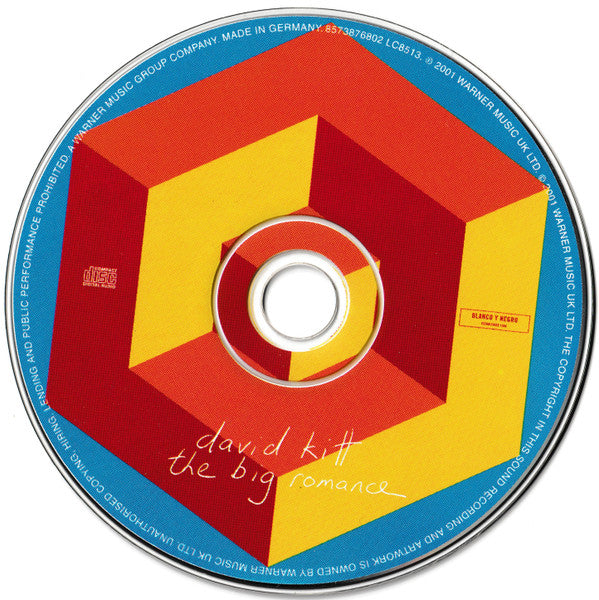 David Kitt - Big Romance - Used CD image 8
