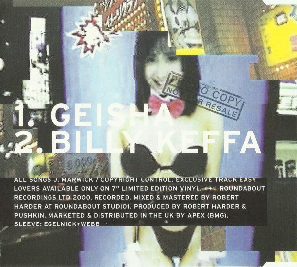 Pushkin - Geisha - Used CD image 2