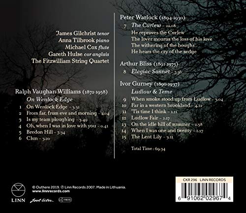 Ralph Vaughan Willia - : On Wenlock Edge - CD image 2