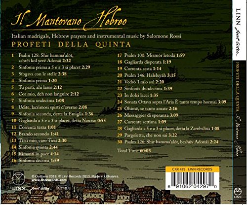 Profeti Della Quinta - Il Mantovano Hebreo - CD image 2