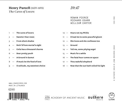 Henry Purcell - : The Cares of Lovers - CD image 2