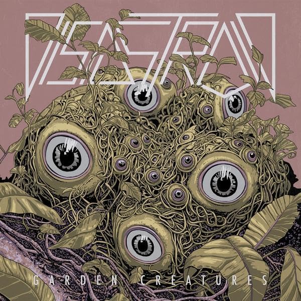 DISASTROID - GARDEN CREATURES (HALF-HALF BEER TRANSP/ORANGE/SPLATTER BL image 2