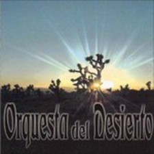 ORQUESTA DEL DESIERT - (ORANGE W/ RED/BLUE TYE DYE VINYL) - Vinyl Recor image 2