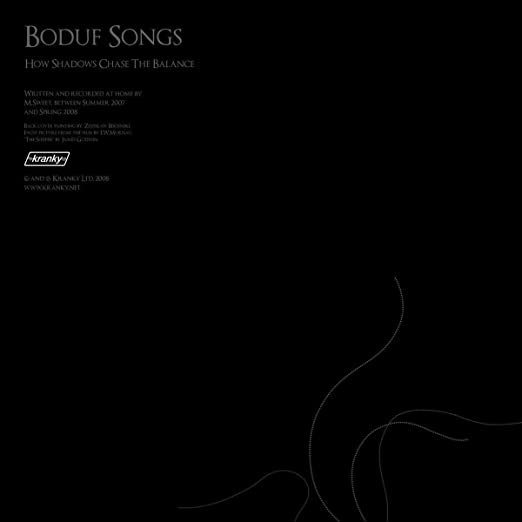BODUF SONGS - HOW SHADOWS CHASE THE BALANCE - CD image 1