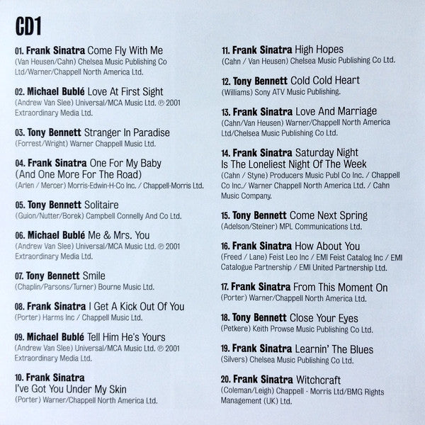Various - Sinatra Bublé Bennett - Used CD image 10