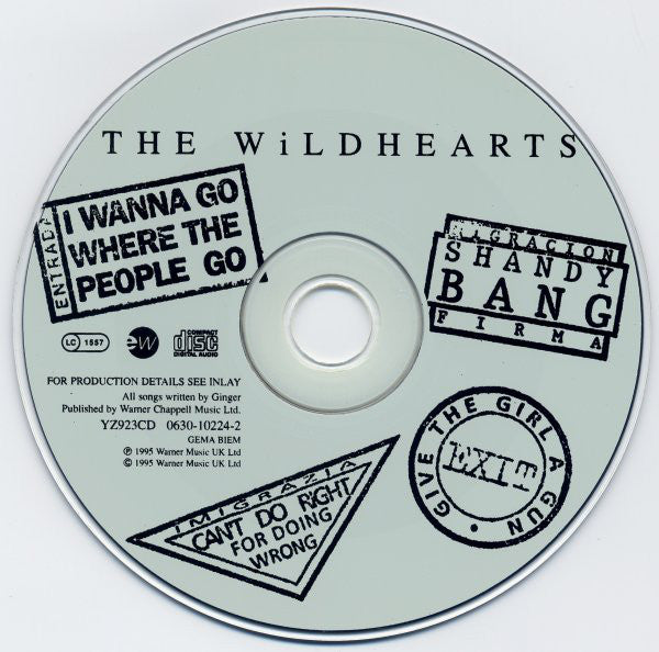 Wildhearts - I Wanna Go Where The People Go - Used CD image 3