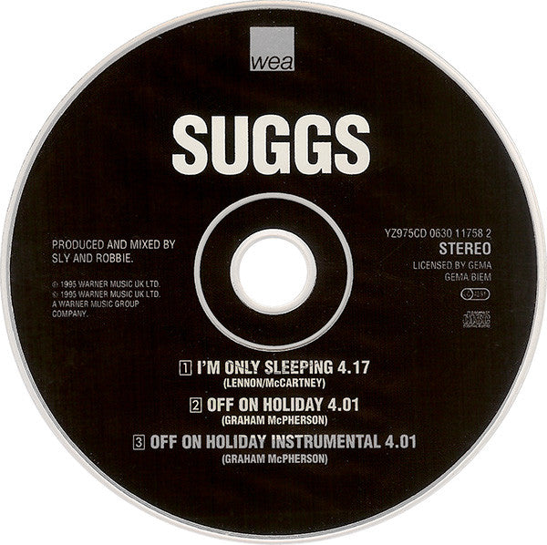 Suggs - I'm Only Sleeping / Off On Holiday - Used CD image 6