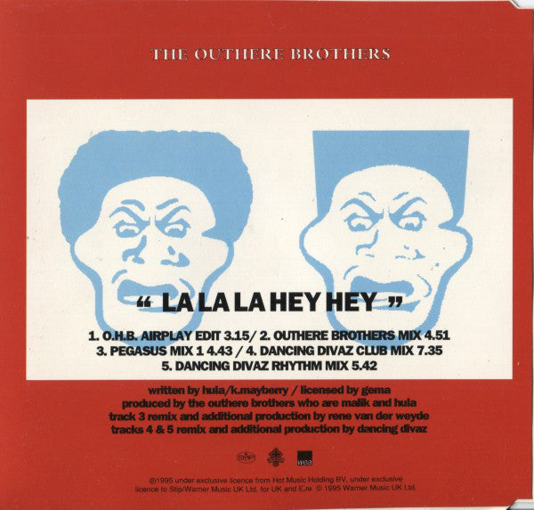 Outhere Brothers - La La La Hey Hey - Used CD image 2