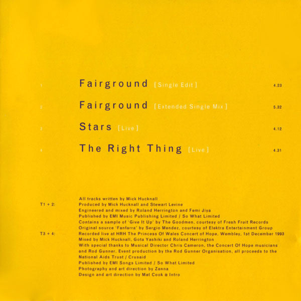 Simply Red - Fairground - Used CD image 4