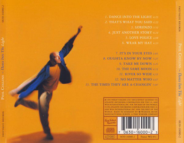 Phil Collins - Dance Into The Light - Used CD image 2