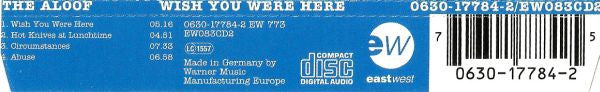 Aloof - Wish You Were Here... - Used CD image 3