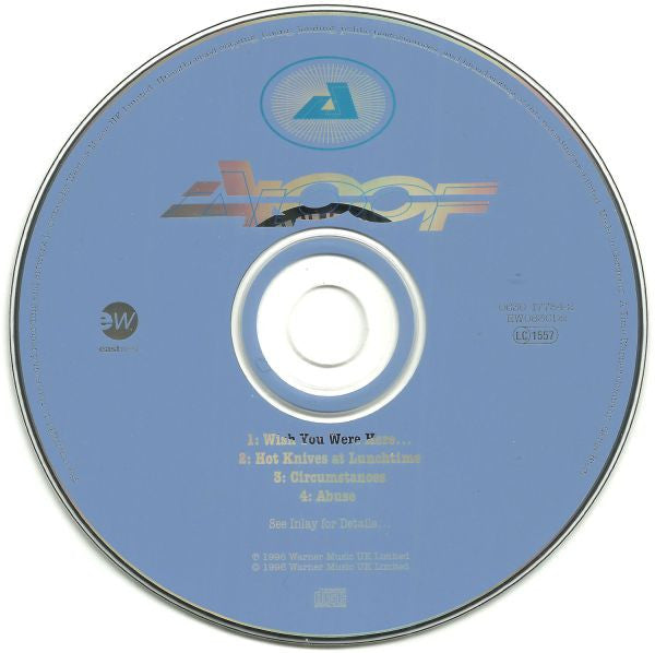 Aloof - Wish You Were Here... - Used CD image 5