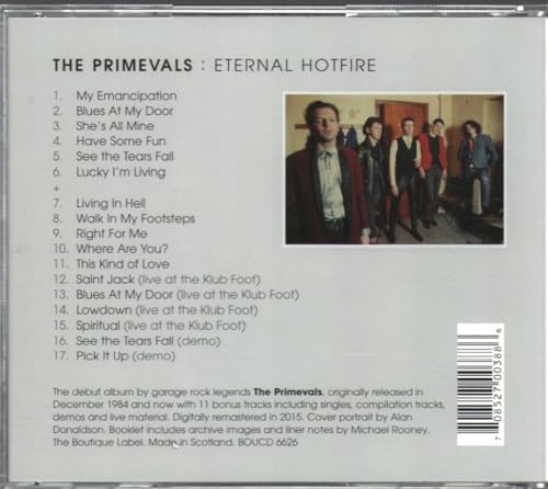 Primevals - Eternal Hotfire - CD image 3