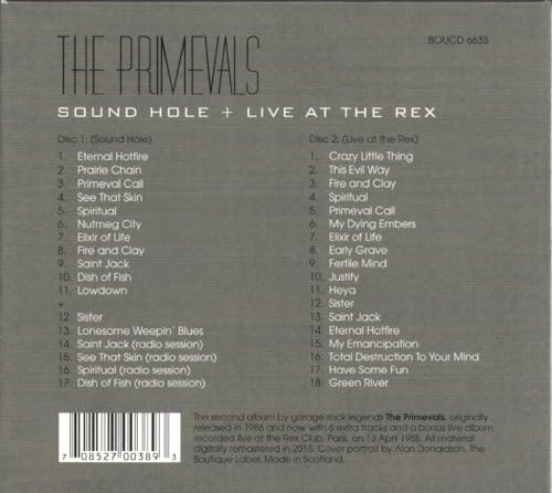 Primevals - Sound Hole + Live At The Rex - CD image 3
