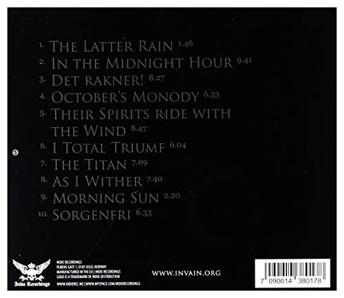 In Vain - Latter Rain - CD image 2