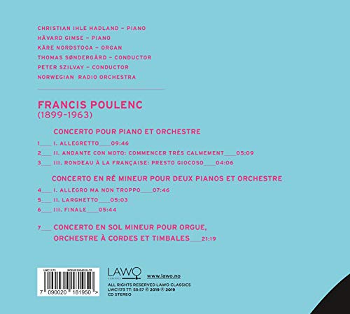 Francis Poulenc - Poulenc: Concertos - CD image 2