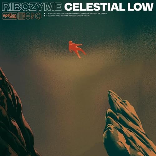RIBOZYME - CELESTIAL LOW (ORANGE/BLACK MARBLED VINYL) - Vinyl Record image 1