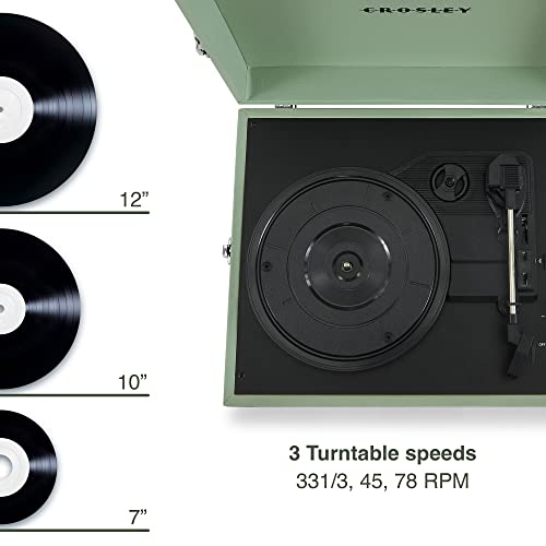 CROSLEY - Voyager Portable Turntable  (Sage)- Now With Bluetooth Out - image 2
