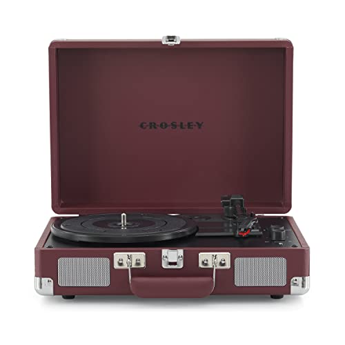 CROSLEY - Cruiser Plus Deluxe Portable Turntable (Burgundy)- Now With image 1
