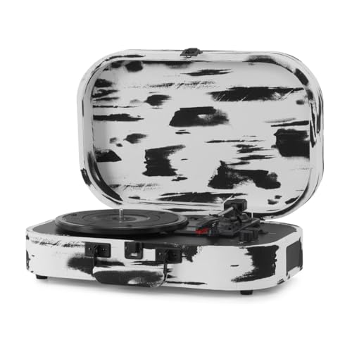 CROSLEY - Discovery Portable Turntable (Black & White) - Turntable image 1