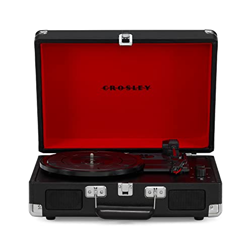 CROSLEY - Cruiser Plus Deluxe Portable Turntable (Black)- Now With Blu image 1