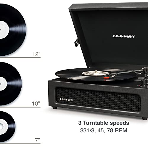 CROSLEY - Voyager Portable Turntable (Black)- Now With Bluetooth Out - image 4