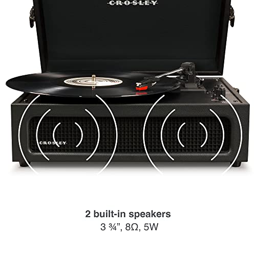 CROSLEY - Voyager Portable Turntable (Black)- Now With Bluetooth Out - image 8