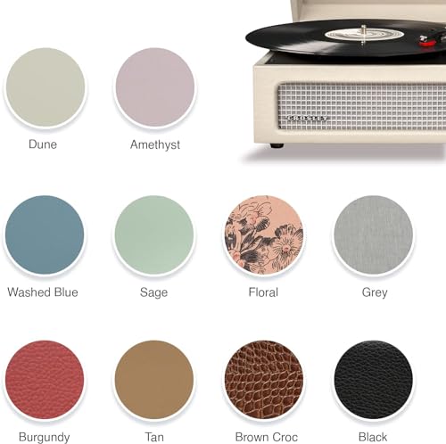 CROSLEY - Voyager Portable Turntable (Floral)- Now With Bluetooth Out image 3