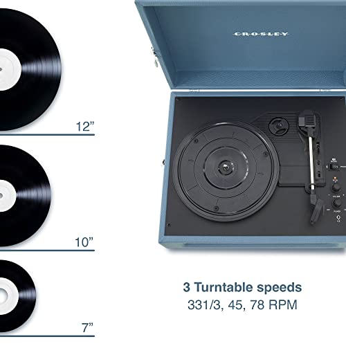 CROSLEY - Voyager Portable Turntable  (Washed Blue)- Now With Bluetoot image 2
