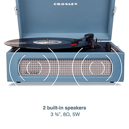 CROSLEY - Voyager Portable Turntable  (Washed Blue)- Now With Bluetoot image 6