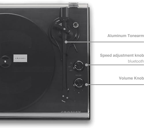 CROSLEY - C62 Shelf System (Black) - Turntable image 9