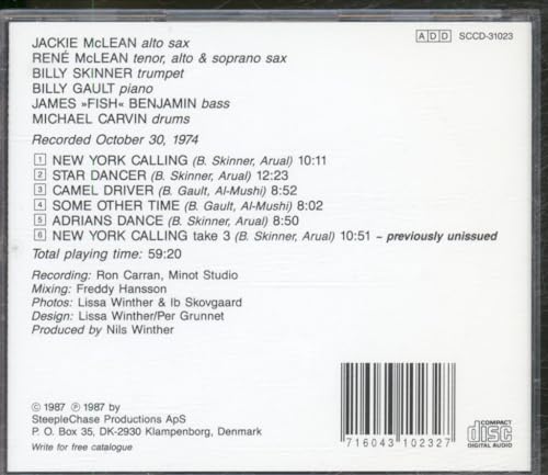 Jackie McLean & The - New York Calling - CD image 2