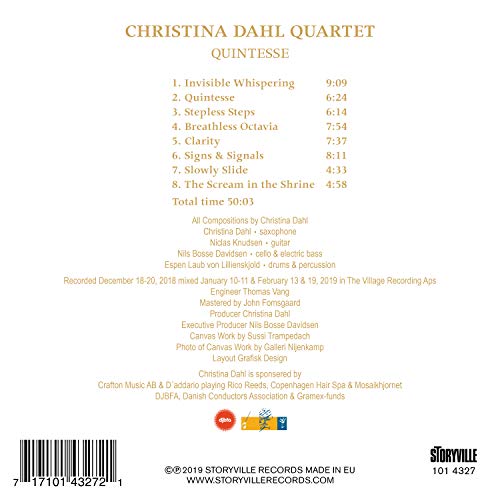 Christina Dahl Quart - Quintesse - CD image 2