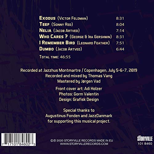 JACOB ARTVED QUARTET - LIVE AT MONTMARTRE - CD image 2