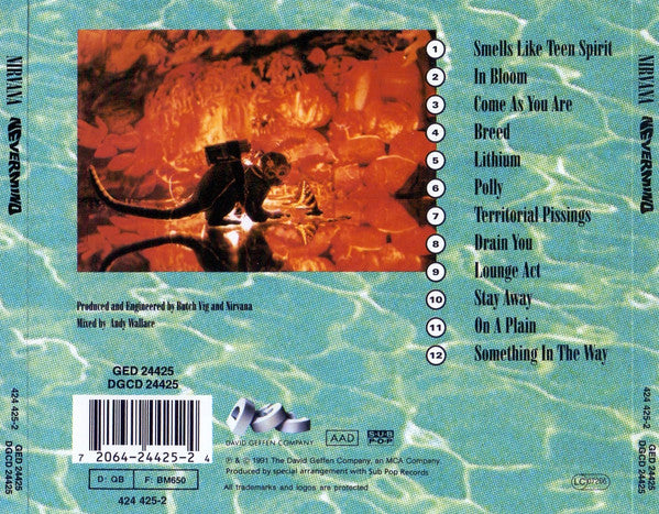 Nirvana - Nevermind - Used CD image 2