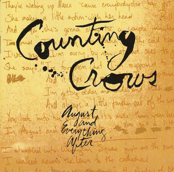 Counting Crows - August And Everything After - Used CD image 1