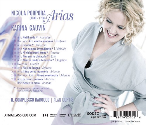 GAUVIN/CURTIS/IL COM - PORPORA ARIAS - CD image 2