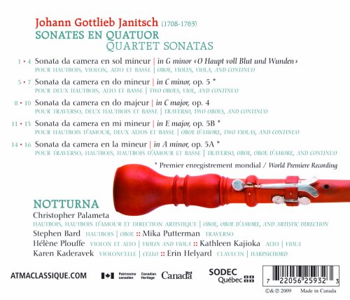 PALAMETA/NOTTURNA - CHAMBER MUSIC FOR OBOES AND ST - CD image 2