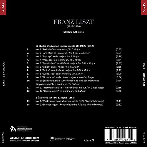 Franz Liszt - Liszt: 12 Etudes Dexecution Transcendante/2 Etudes De Conc image 2